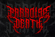 SabsoR Metal Horror Font, a Blackletter Font by dansdesign (Thumbnail 2 of 8)