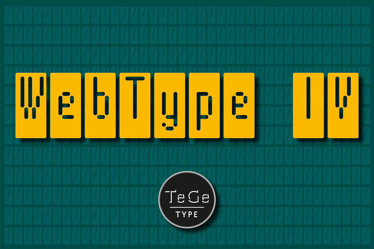 WebType, a Font by TeGeType foundry (Photo 5 of 5)