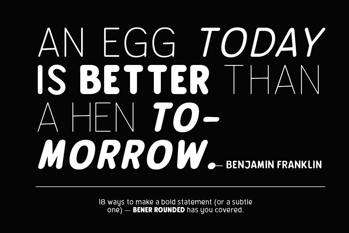 Bener Rounded - Sans Serif Rounded D, a Sans Serif Font by Afkari Studio (Photo 9 of 12)