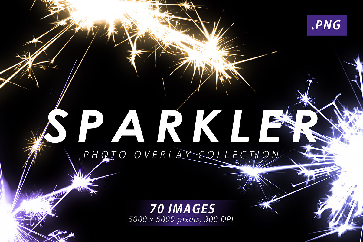 Real Sparkler Overlays, a Texture Graphic by ArtistMef (Photo 1 of 8)