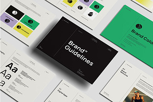 Brand Guidelines2 Brochure, a Brochure Template by yanindesign