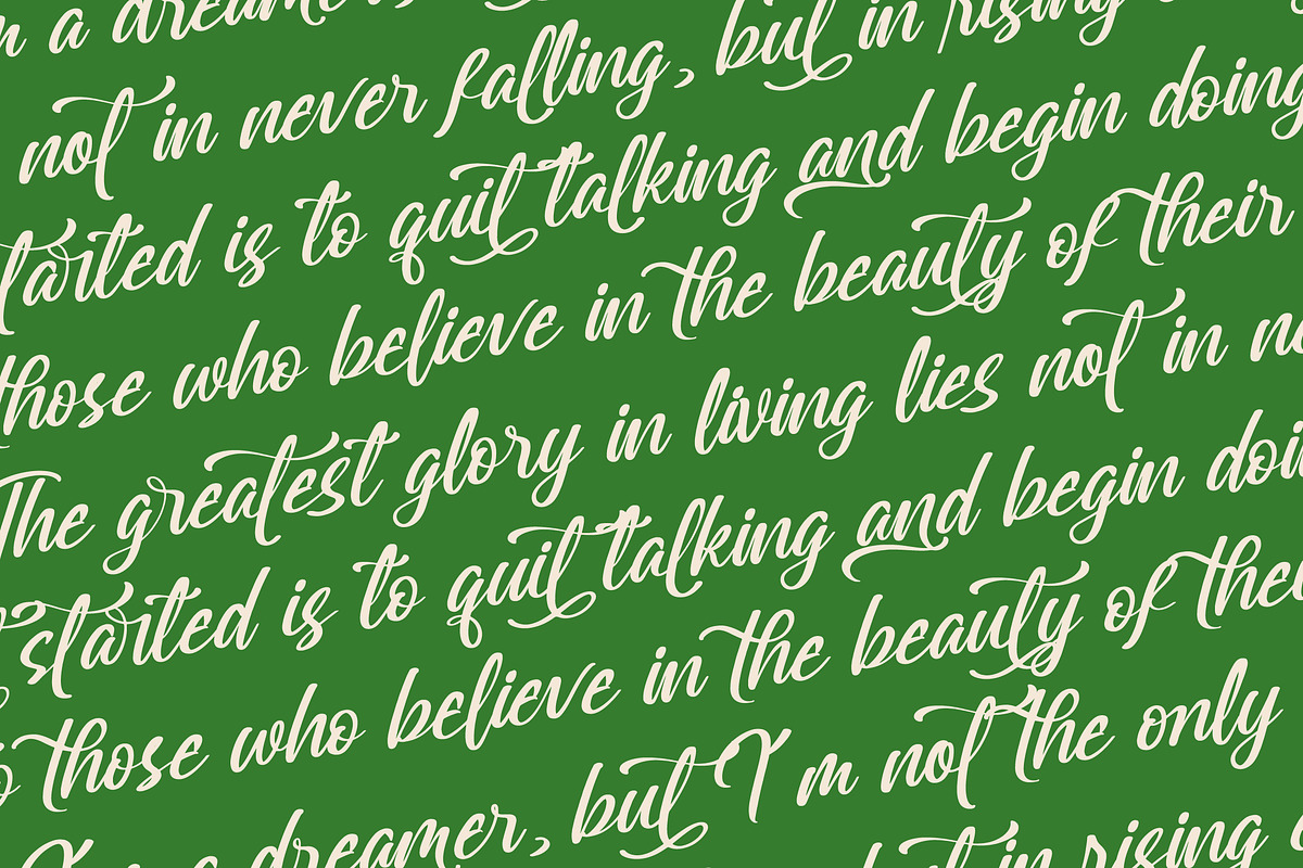 Greatesa Brought Bold Calligraphy, a Script Font by Letterena Studios Script (Photo 17 of 20)