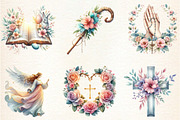 Pastel Christian Easter Sublimation, an Illustration by DreamArtGraphic (Thumbnail 2 of 4)