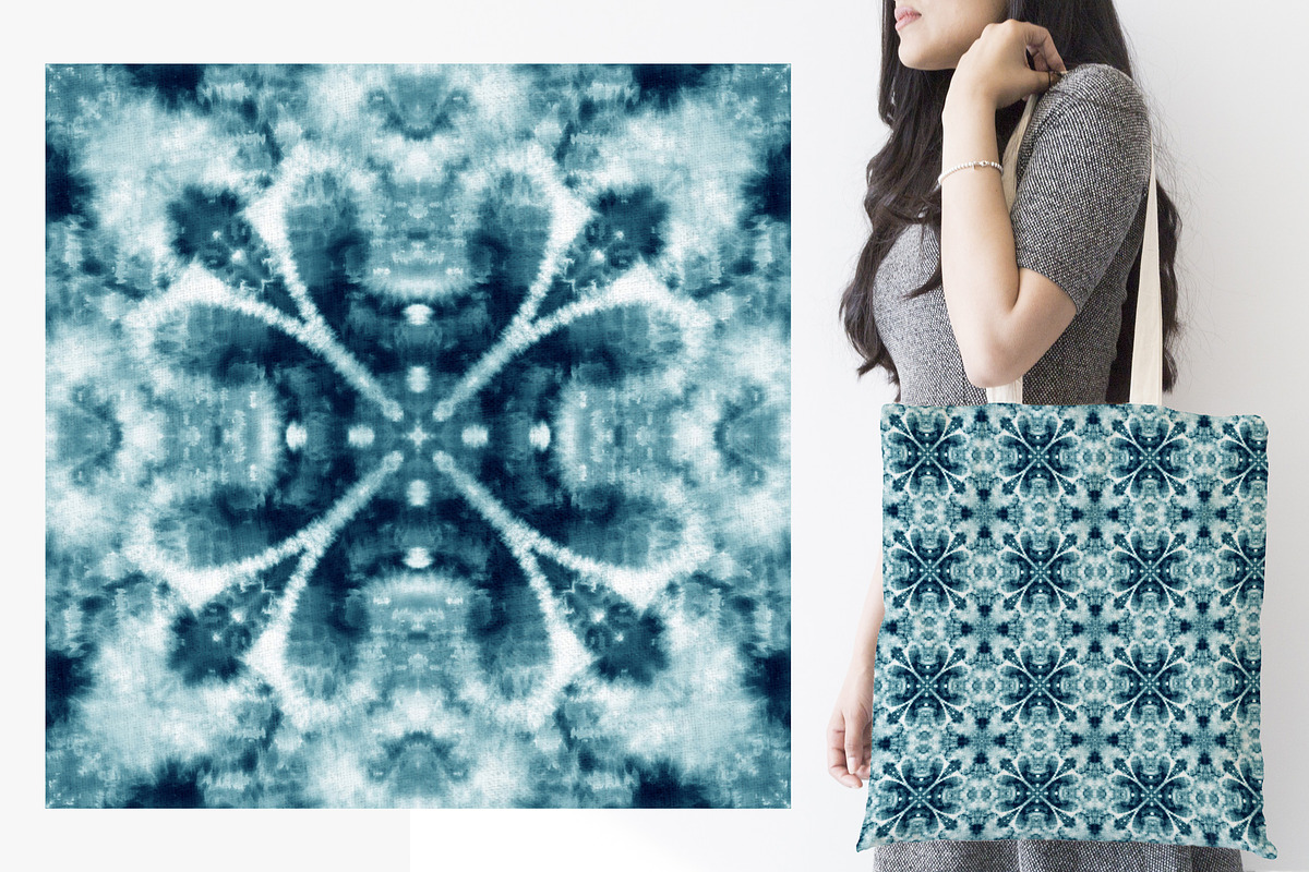 Tie Dye Repeat Tile Patterns, a Pattern Graphic by OlgaRom (Photo 14 of 14)