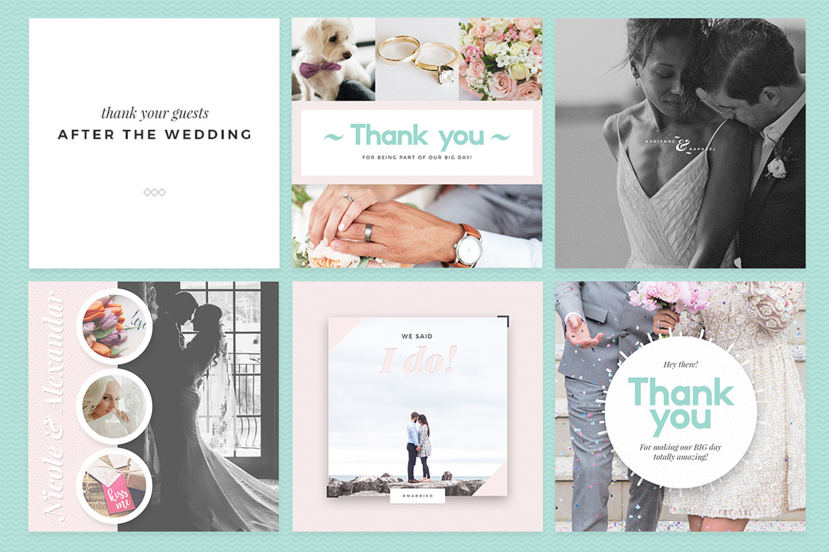 Elegant Wedding Templates, a Social Media Template by NordWood (Photo 7 of 10)