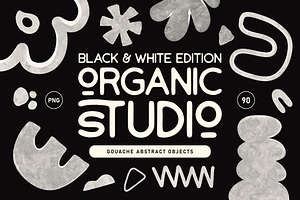 Black&White Organic Abstract Studio