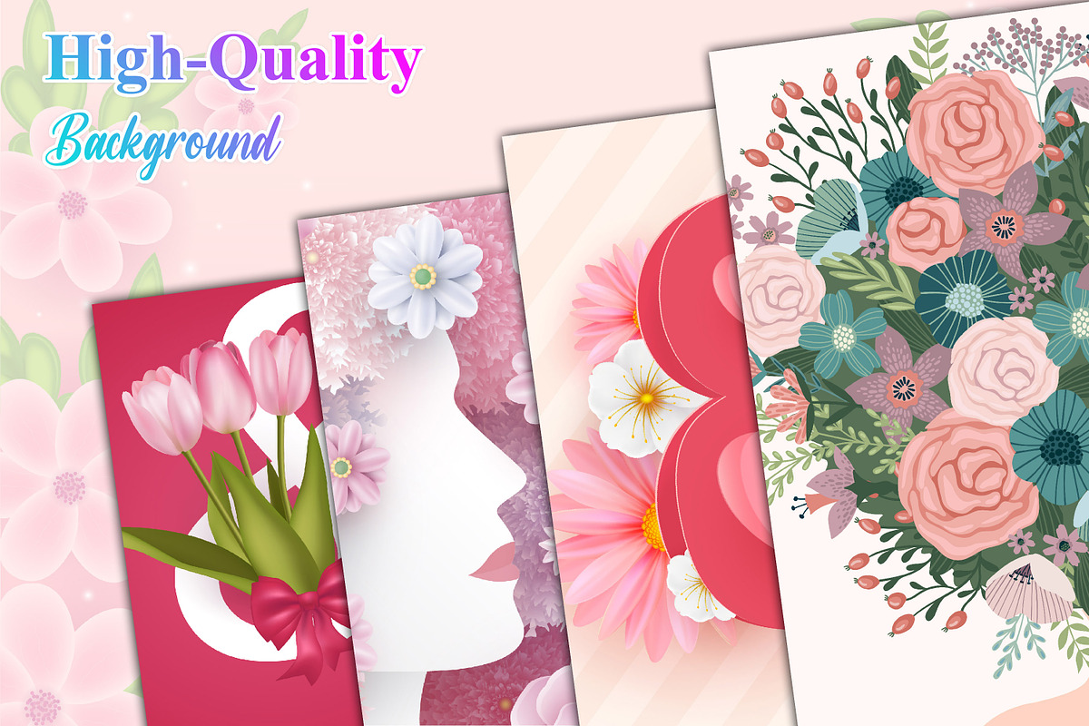 Womens Day Background, a Background Graphic by Digital Studio (Photo 5 of 6)