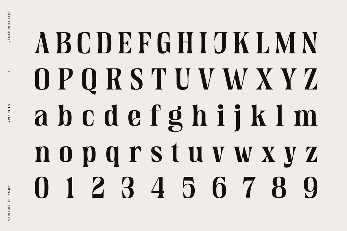 Venturico - Variable Font, a Serif Font by Typeskets (Photo 7 of 11)