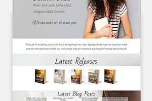 Justina - Divi Home Page Template