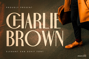 Charlie Brown | Modern Sans, a Sans Serif Font by Almeera Std