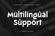 Majer – Modern Logo Sans Serif, a Sans Serif Font by Hamz Studio (Thumbnail 4 of 16)