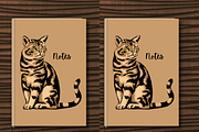 Cat Notebook Canva Template KDP, a Design Template by Milladale (Thumbnail 1 of 3)