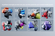 Trendy 3D Abstract Shapes Pack, a Technology Illustration by MindMuse (Thumbnail 6 of 11)