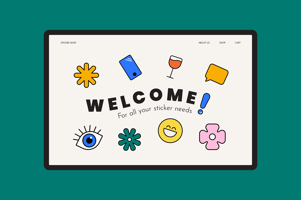 Emoji Sticker Illustrations, a Food Illustration by IlloBob (Photo 6 of 9)