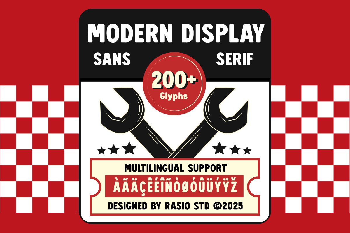 Lomareta Modern Typeface Font, a Sans Serif Font by Rasio Studio (Photo 4 of 8)