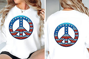 Patriotic Peace Sign Independence, an Illustration by Designworld (Thumbnail 4 of 7)