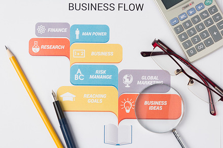 Business flow graph, a Business Photo by Sainath Chillapuram