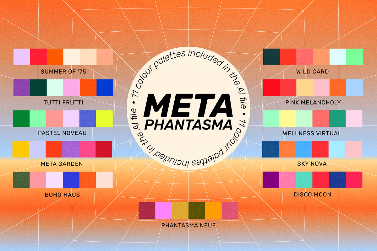 SuperSpectiva Retro Geo Clipart, an Object Graphic by angelainthefields (Photo 17 of 17)