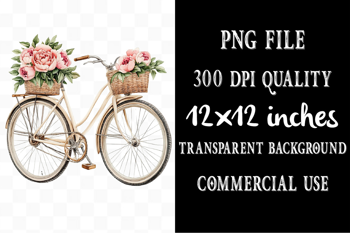 Embroidery Bicycle Clipart Bundle, an Illustration by Designking (Photo 4 of 5)