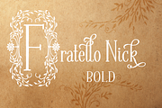 Sale-Fratello Nick Bold, a Font by Debi Sementelli (Thumbnail 1 of 2)