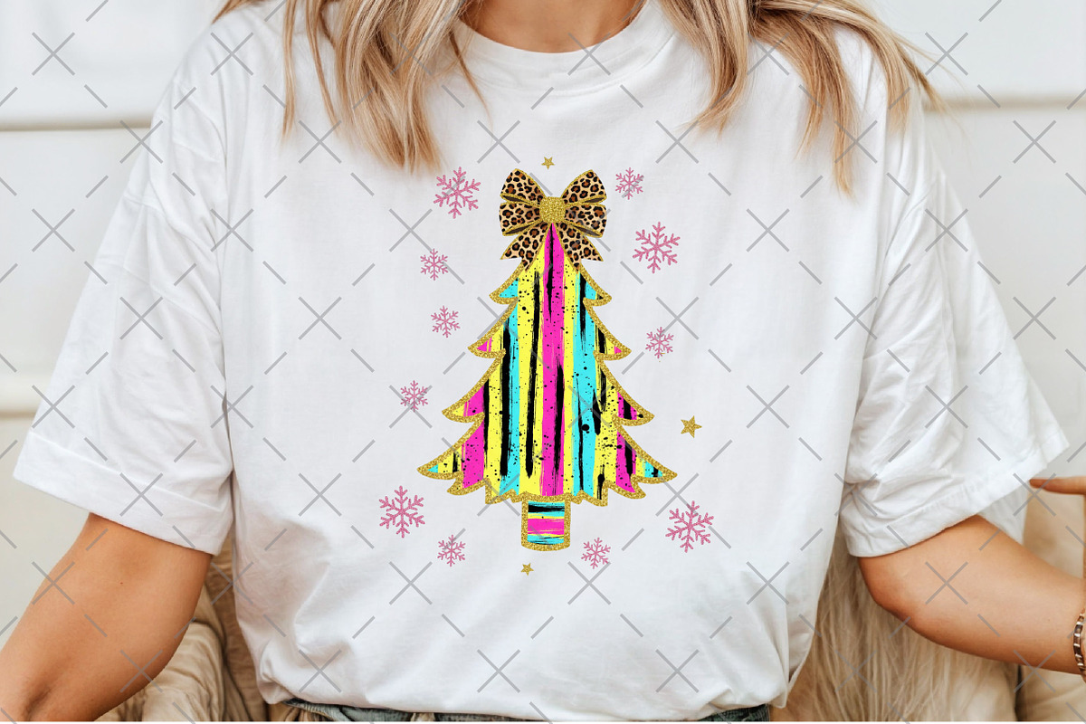Coquette Glitter Christmas Tree PNG, an Illustration by Craft Nest (Photo 6 of 6)