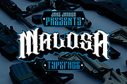 MALOSA, a Blackletter Font by jakejarkor (Thumbnail 1 of 3)