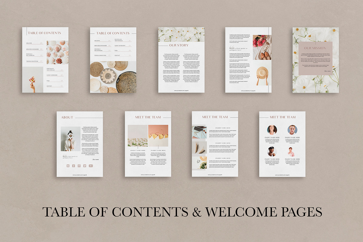 Services & Pricing Template | JANE, a Brochure Template by Studio Next (Photo 3 of 14)