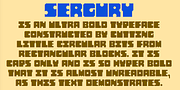 Sergury, a Sans Serif Font by Ingrimayne Type (Thumbnail 4 of 6)