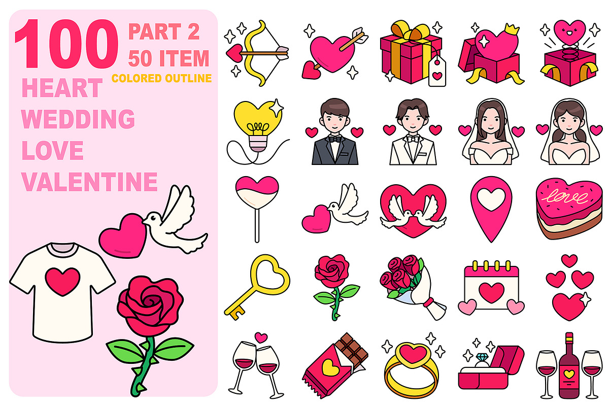 LoveWeddingHeartValentine C-Line 100, a Person Illustration by MRPOR (Photo 2 of 4)