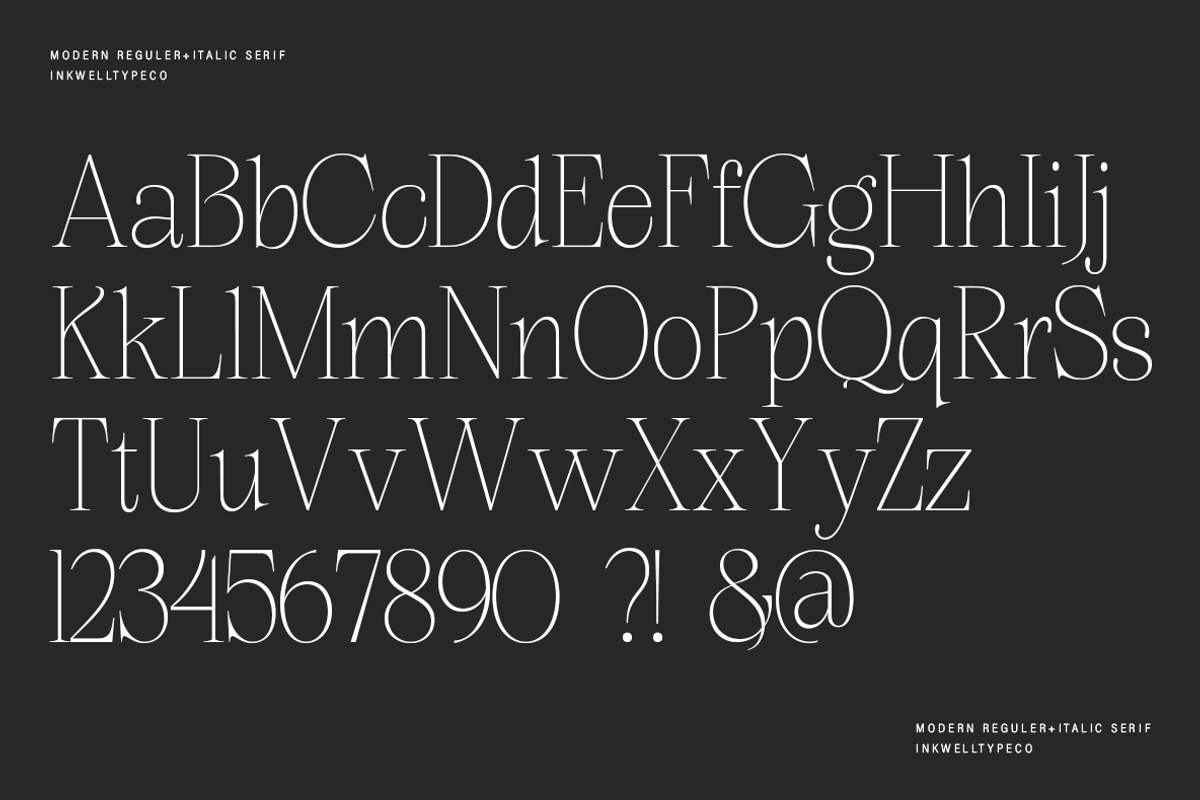 hoto serif display, a Serif Font by InkwellTypeCo (Photo 4 of 9)