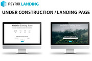 Psyrix - Landing Page, a Landing Page Template by Psyrix (Thumbnail 1 of 3)