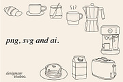 Breakfast O'clock Illustrations, a Decorative Illustration by ginni illustrations (Thumbnail 5 of 5)