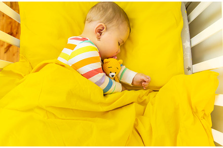Baby goes to bed in the crib, a Person Photo by yanadjana