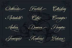 Chasmophile Decorative Script