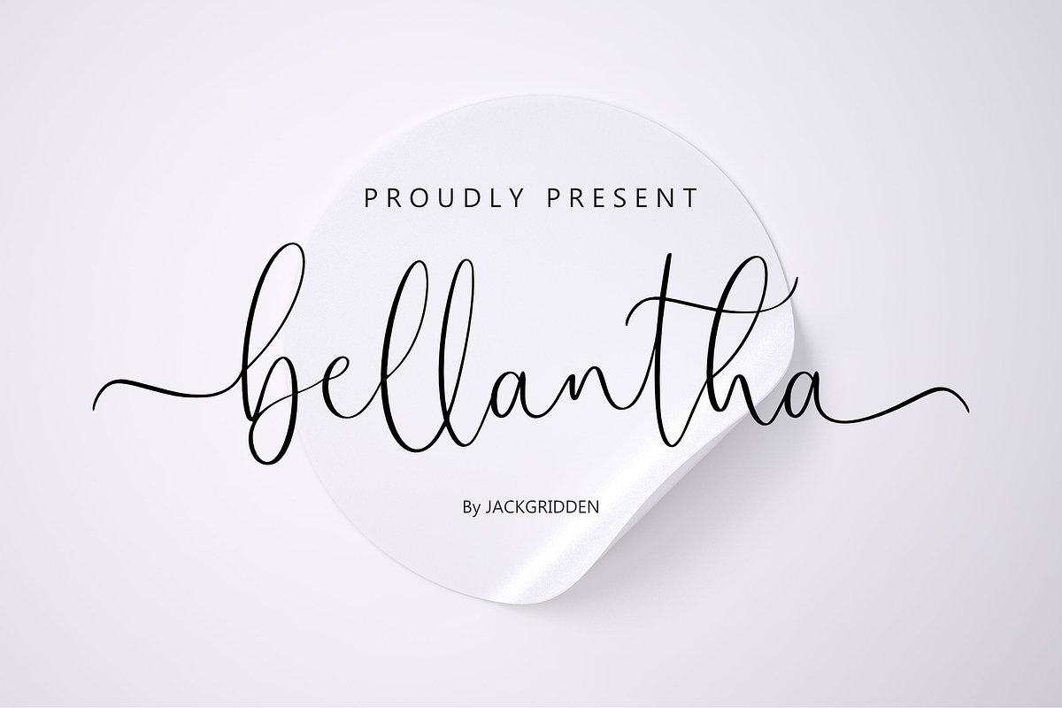 Bellantha, a Handwritten Font by Jackgridden (Photo 2 of 12)