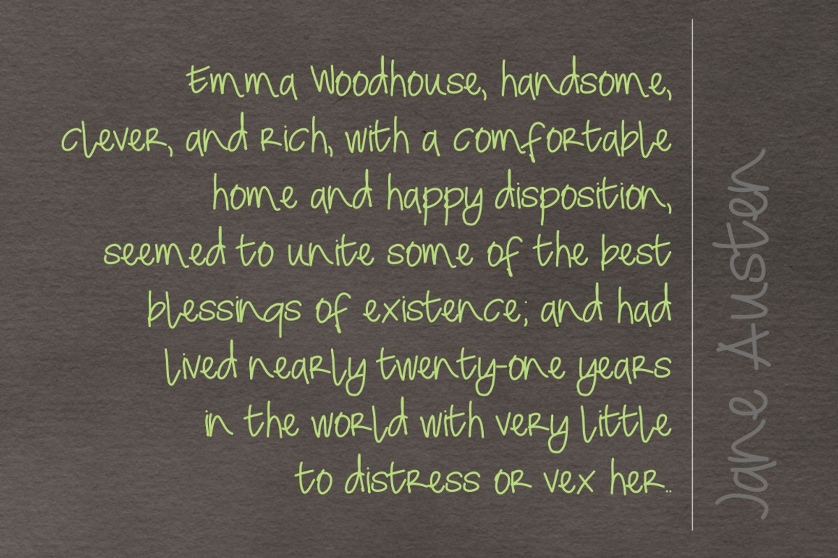 Paty Font preview 2