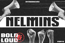 Nelmins - Bold and Loud Fonts