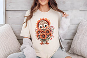 Cute Autumn Peacock Sublimation Clip, an Animal Illustration by SVGArt (Thumbnail 9 of 9)
