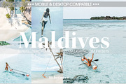 Maldives Lightroom Mobile Presets, an Action Add-On by in between details (Thumbnail 1 of 11)