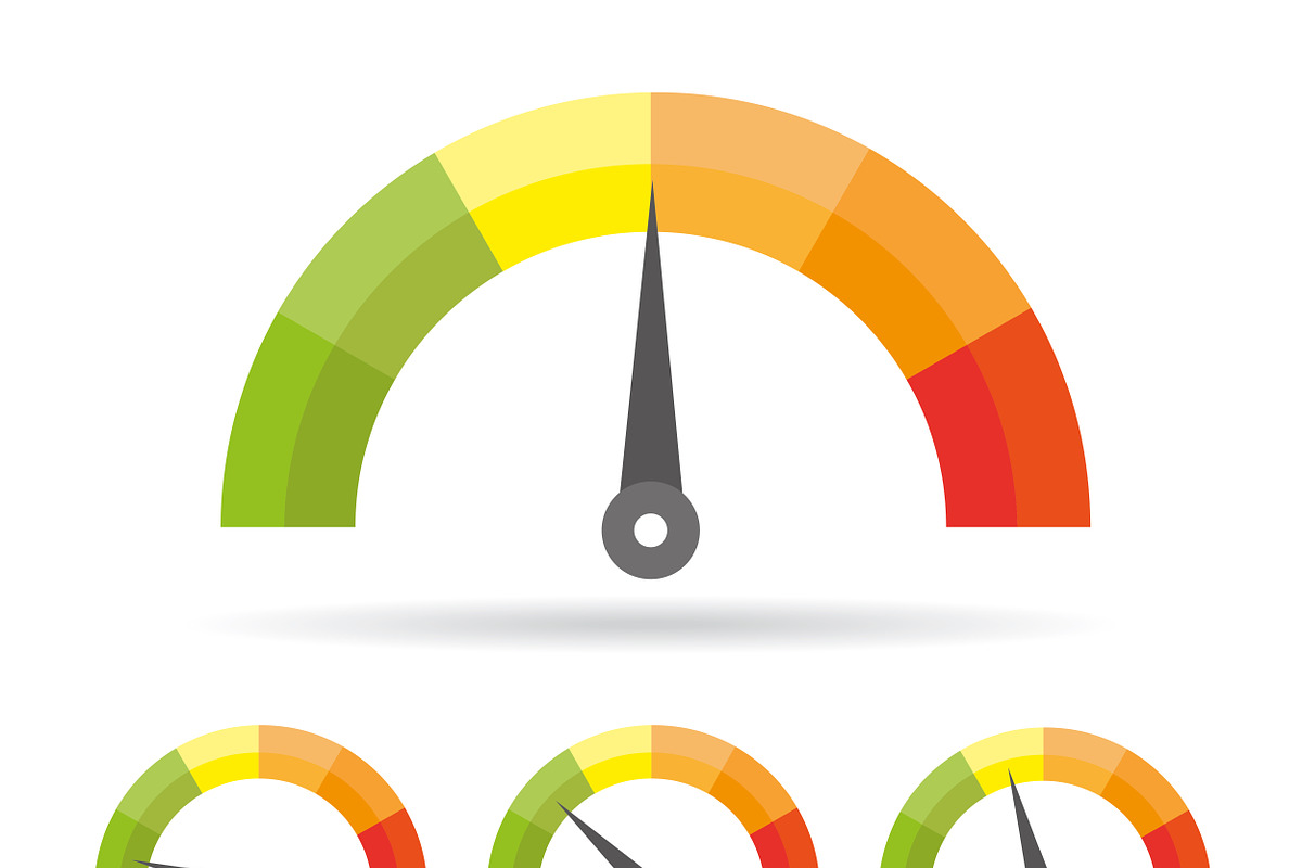 Speedometer icon, a Technology Illustration by Drum-magic