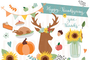 Fall Graphics, Thanksgiving Clip Art