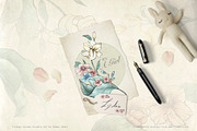 Vintage Garden Flowers, a Decorative Illustration by Evenif (Thumbnail 4 of 22)