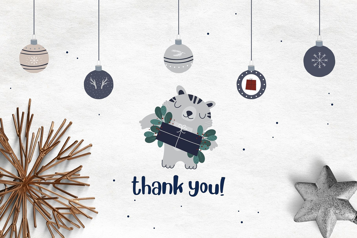Tiger Christmas Collection, an Animal Illustration by Iryna Danyliuk (Photo 16 of 16)