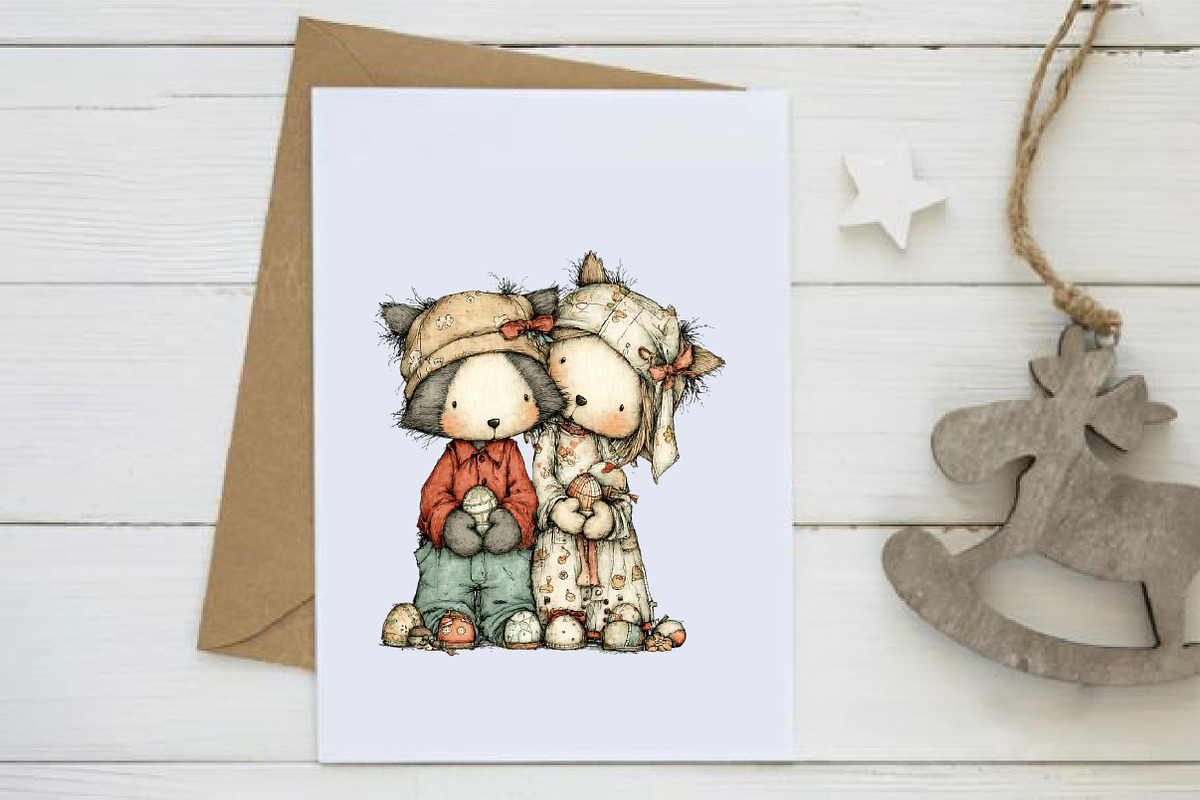 Romantic Easter Couple Clipart, an Illustration by Design Market (Photo 4 of 5)