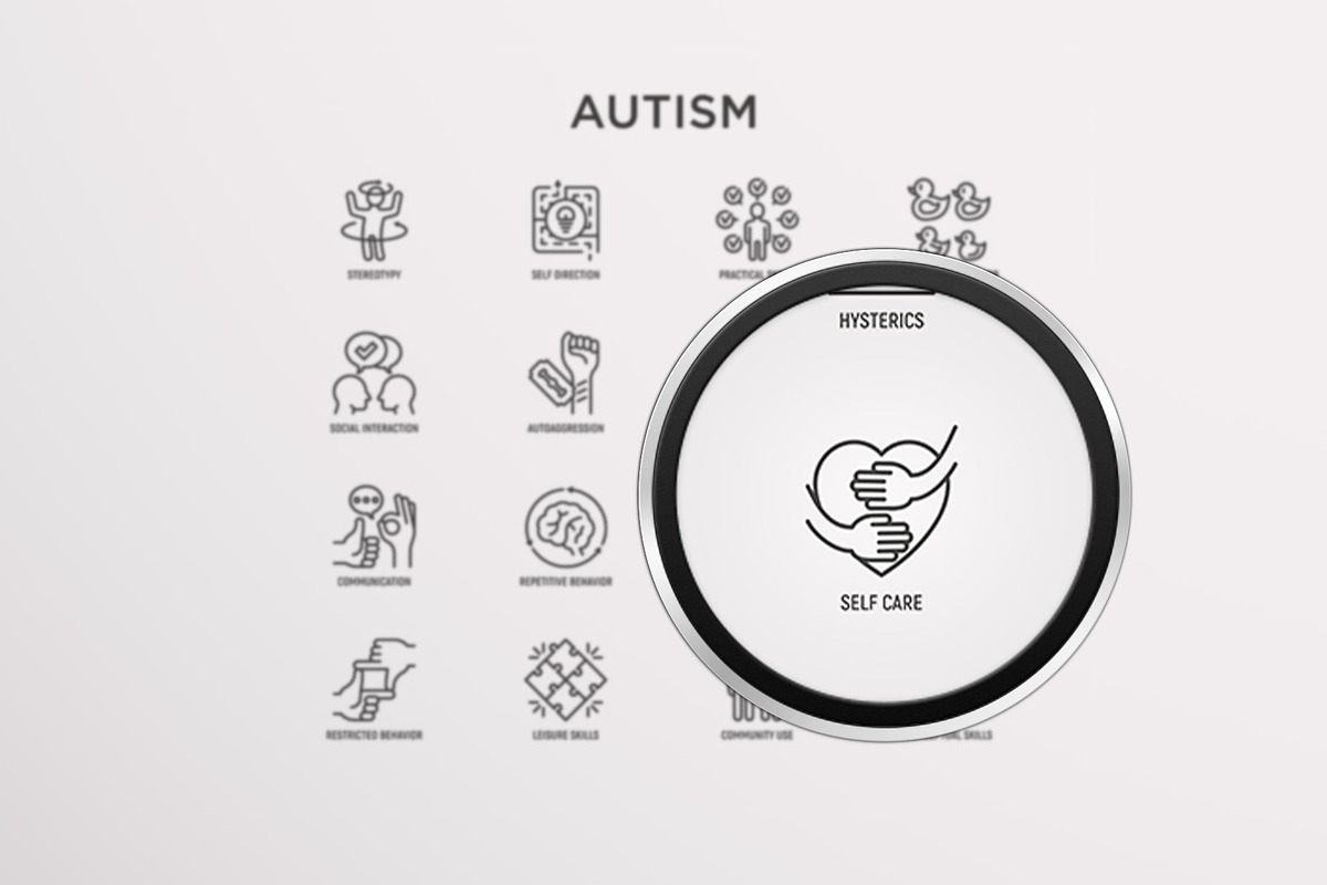 Autism | 16 Thin Line Icons Set, an Outline Icon by Alex Blogoodf