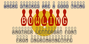 Bowling, a Symbol Font by Ingrimayne Type (Thumbnail 3 of 4)