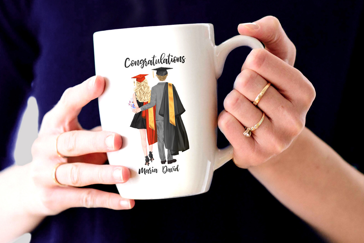 Graduation Clipart,Graduation Toga, a Person Illustration by LeCoqDesign