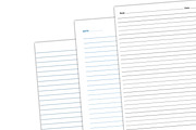 Notebook Pages, a Background Graphic by Digital Studio (Thumbnail 3 of 6)