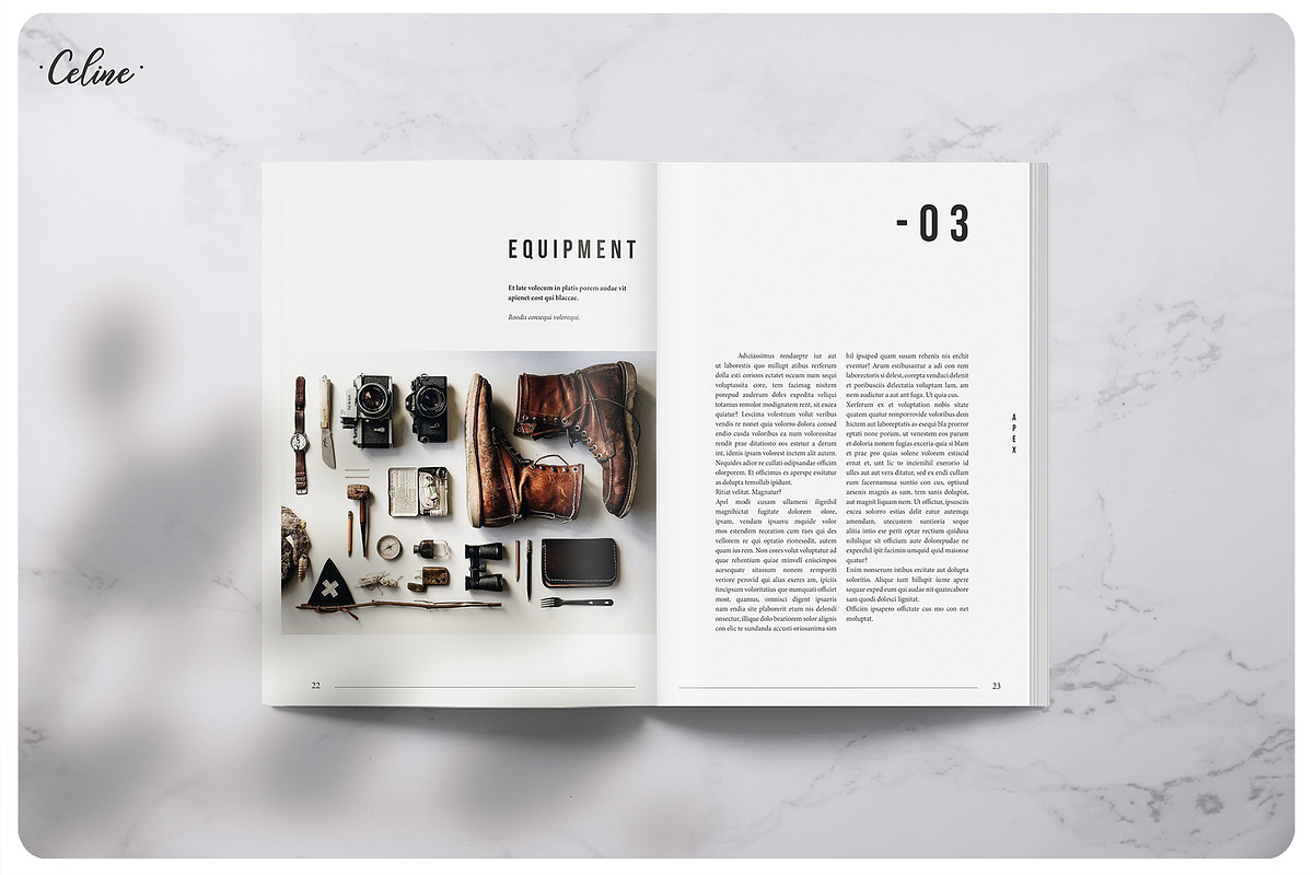 Traveling Lookbook, a Brochure Template by Celine Studio (Photo 6 of 9)
