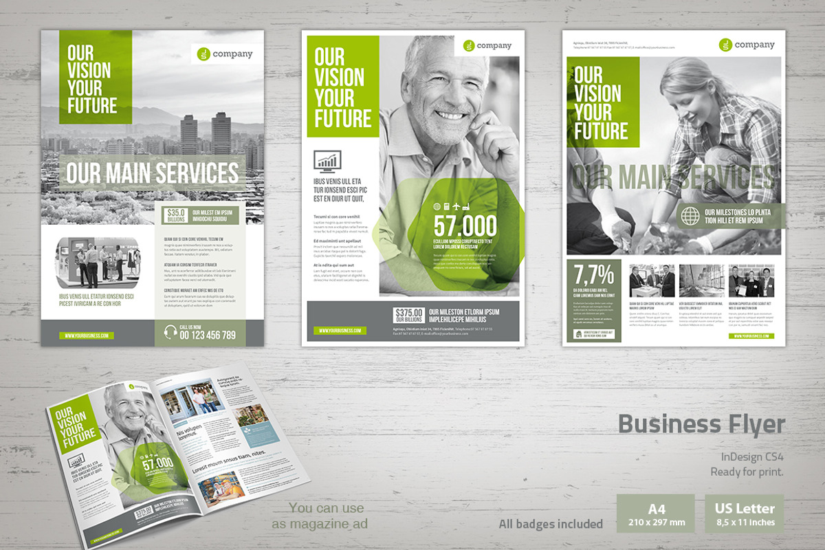 Business Flyer, a Flyer Template by MrTemplater